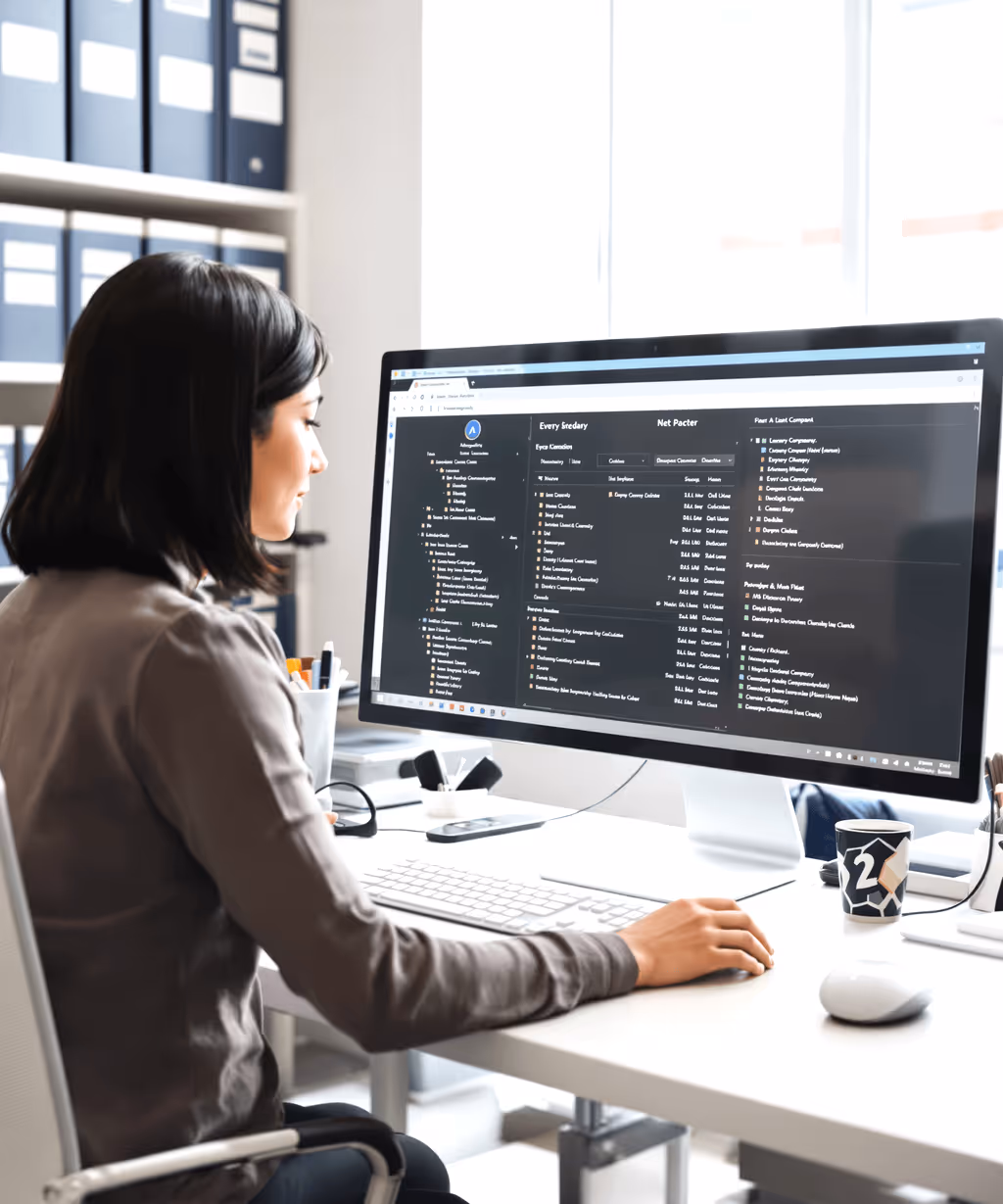DataFlow for accountants: multiple client companies managed on one installation.